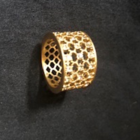 Lia Sophia Goldtone Mesh With Rhinestone Set *EUC* - Picture 2 of 9